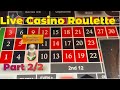 Casino roulette part 22  10000 in live wheel action on an electronic terminal  big bets 