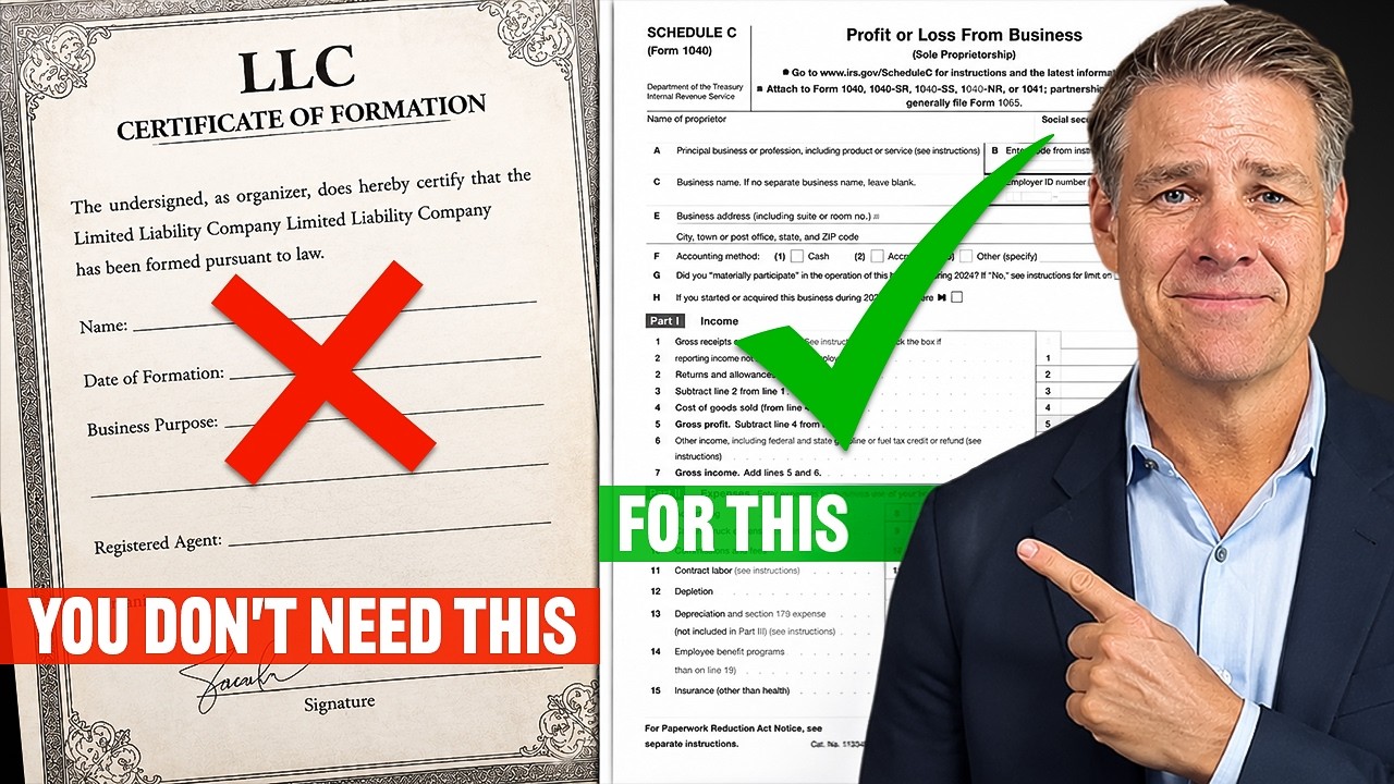 You DON'T Need An LLC To Write Off Business Expenses (The Truth)