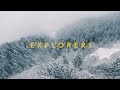 Explorers  flying over the french alps fpv