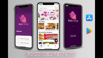 Baly Shop online Food, Grocery and Restaurant, E-Commerce shopping mobile app