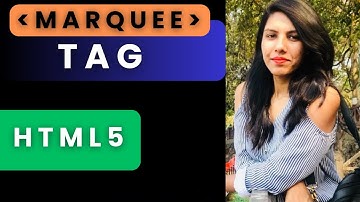 Marquee Tag in Html5 | HTML Scrolling Text With all attributes