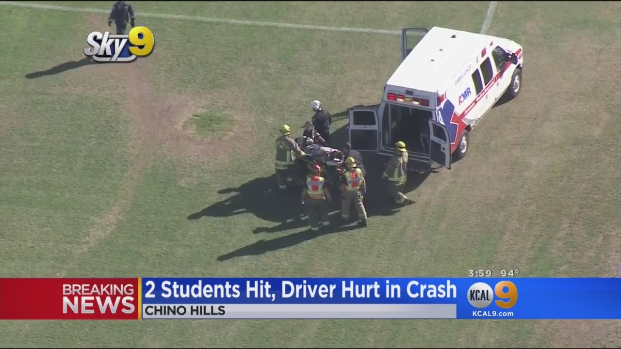 2 Pedestrians Seriously Hurt, Driver Critical In Fiery Chino Hills