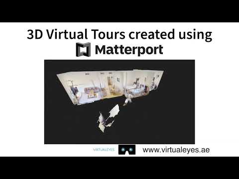 Garden View 2 Bedroom Apartment Matterport 3D 360 VR Tour Dubai