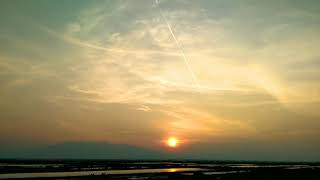 Timelapse Sunset Awan Bergerak
