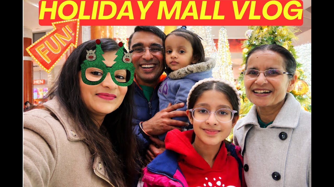 Family Mall Day in Canada 🇨🇦 | Holiday Shopping with Kids & Mummyji | Burlington Mall Vlog