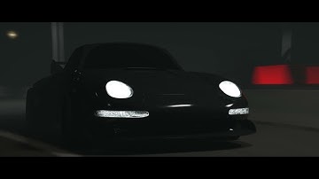 Car animation | Porsche 993 RWB | Blender 3d