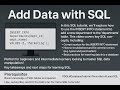 SQL Tutorial: Inserting a New Department into the Database