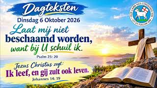Dagteksten & Gebed 06 Oktober 2026 EBG Immanuel St  Maarten