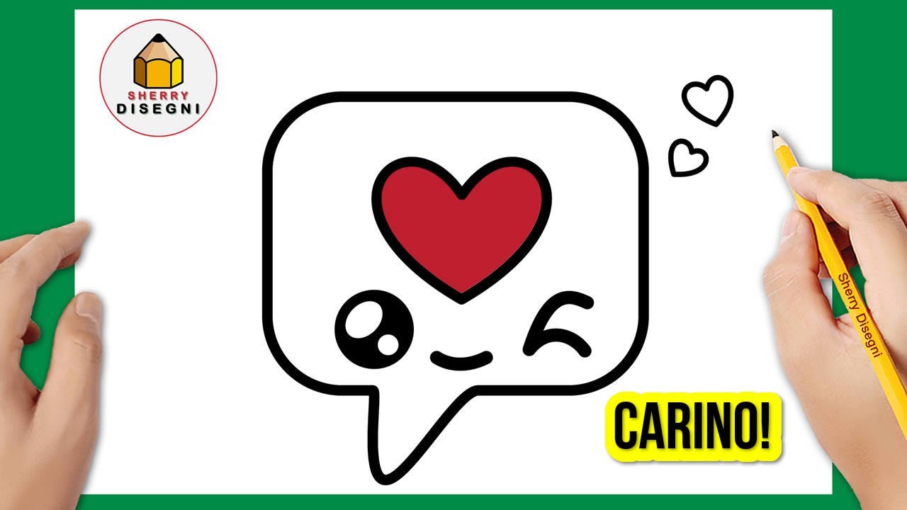 Come Disegnare un Messaggio d'Amore ❤️ | Disegni Facili [STILE KAWAII!]