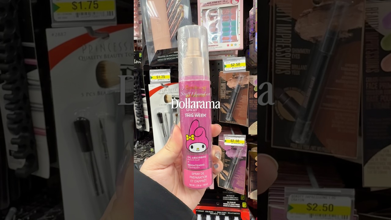My Melody Setting Spray at Dollarama 💕 