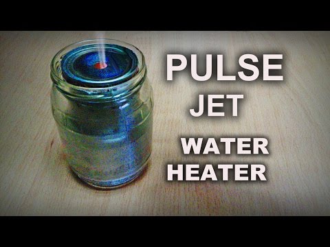 Boiling Water with a Tin Can Pulse Jet!