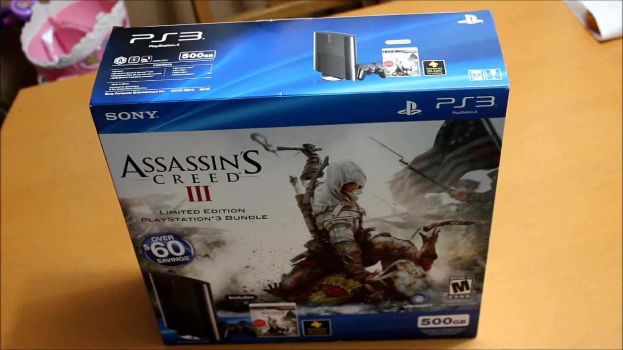 Ps3 light. Ps3 super Slim коробка Assassin. Assassins Creed ps3 коробка. Ps3 Bundle Assassins Creed. Assassins Creed 3 [ps3].
