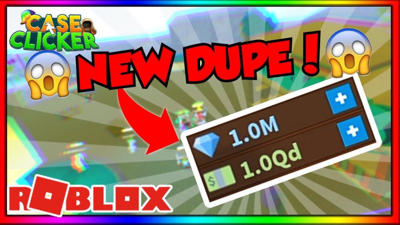 2020 New How To Dupe In Case Clicker L Roblox Youtube - new case clicker roblox