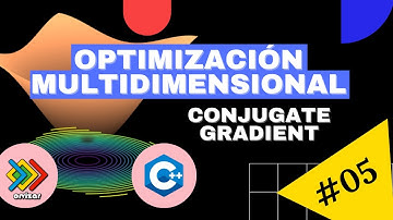 CONJUGATE GRADIENT | GRADIENTE CONJUGADO | Optimización multidimensional