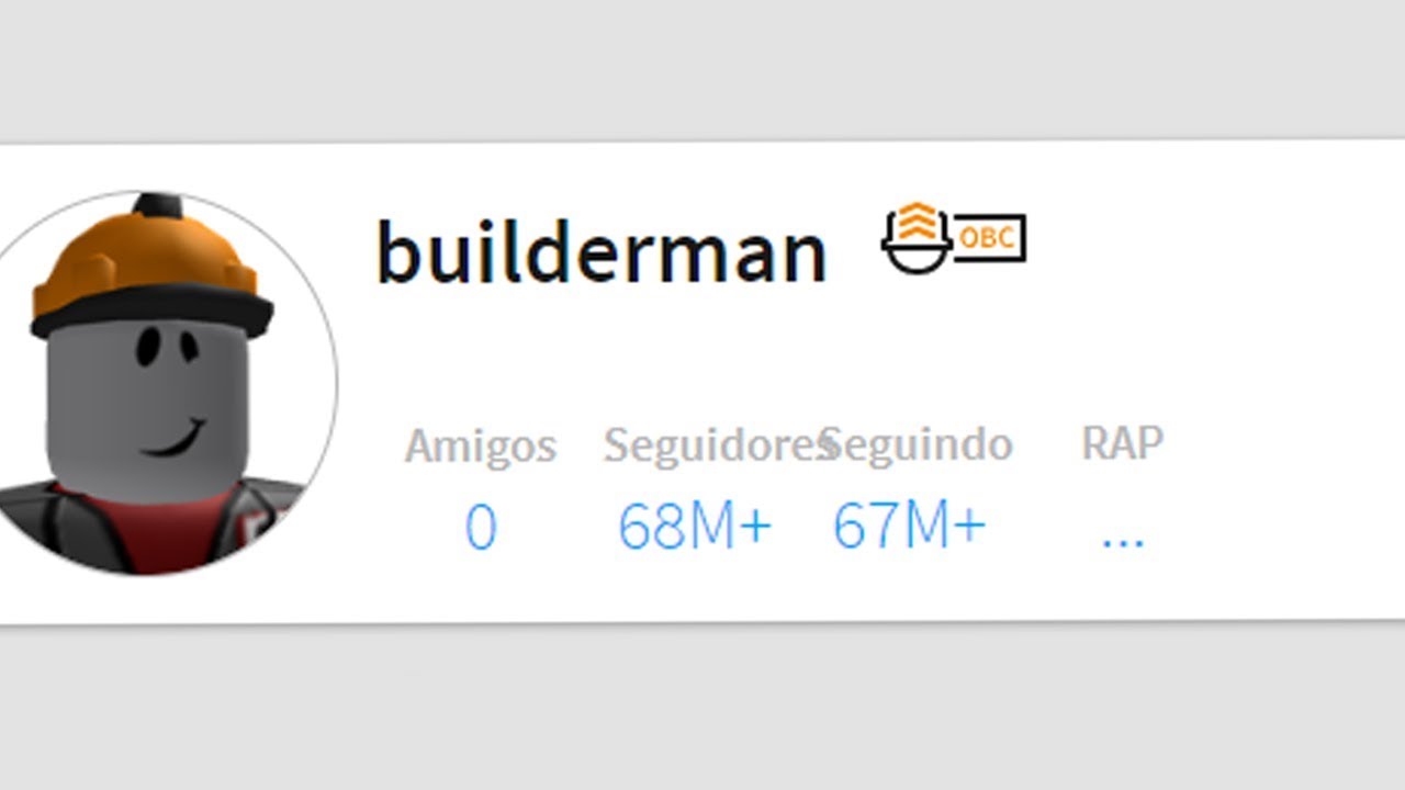 builderman Roblox (buildermanbrasil_YT) - Profile