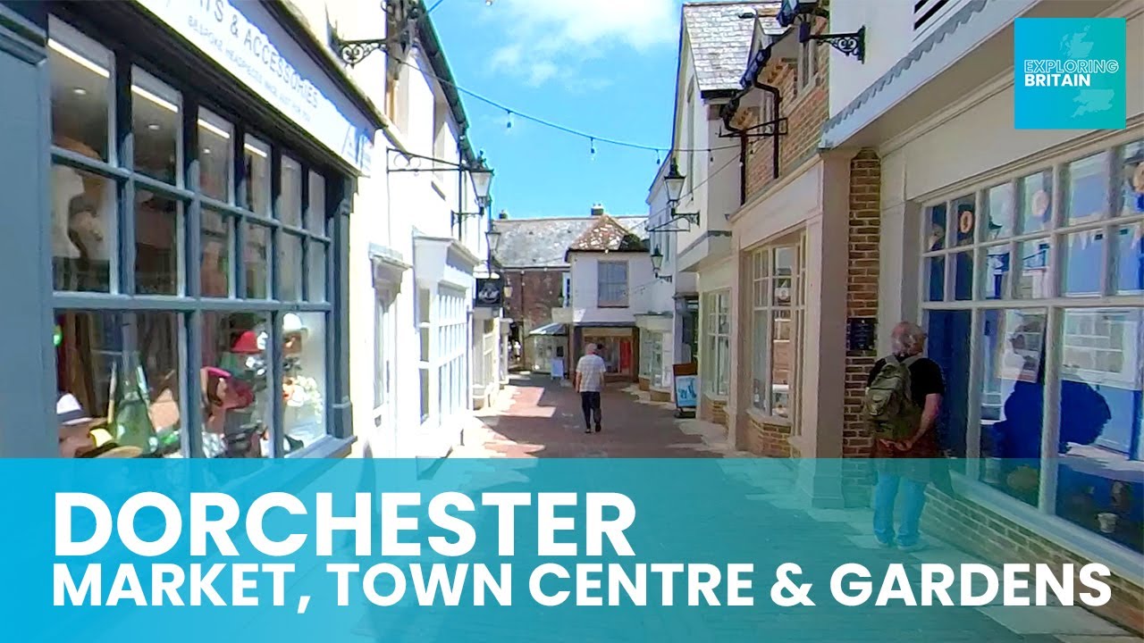 Dorchester Town Centre, Market and Gardens YouTube