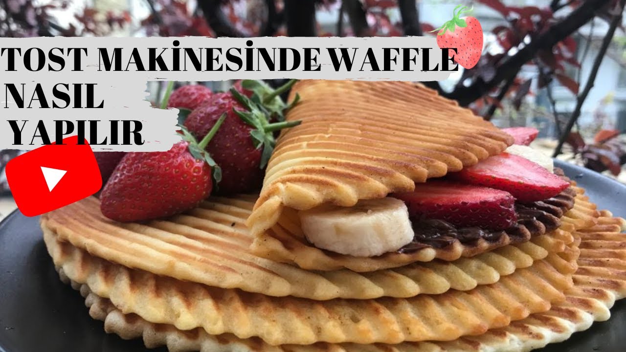 Tost Makinesinde Waffle Nasıl Yapılır ????WAFFLE  YAPIMI ????MİNİK UNİCORN PROJE ????YEMEK TARİFİ İFTAR SAHUR