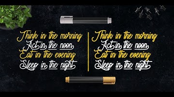 Monoline Font - Moonchrome