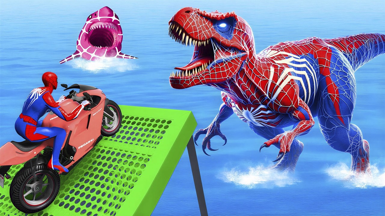 الرجل العنكبوت انقاذ باتمان Spider-Man Rescue batman vs iron man vs venom funny Game GTA 5 superhero