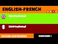 FROM ENGLISH TO FRENCH  international