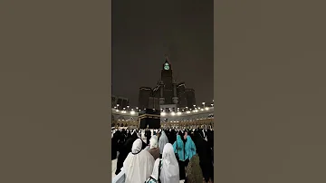 اسمعوا قوة صوت الرعد في الحرم 