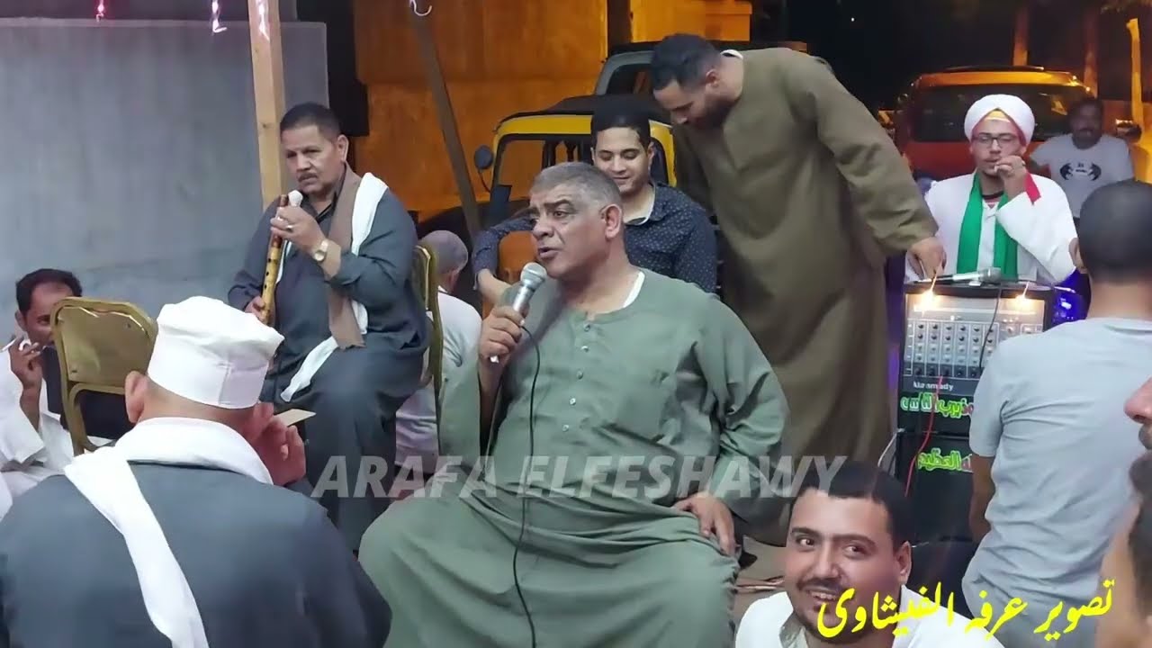 الشيخ ايمن عبدالعزيز فى مولد سيدى حسن المغربى الطبقه الاولى