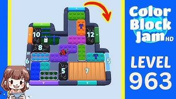 Color Block Jam Level 963 Solution Walkthrough