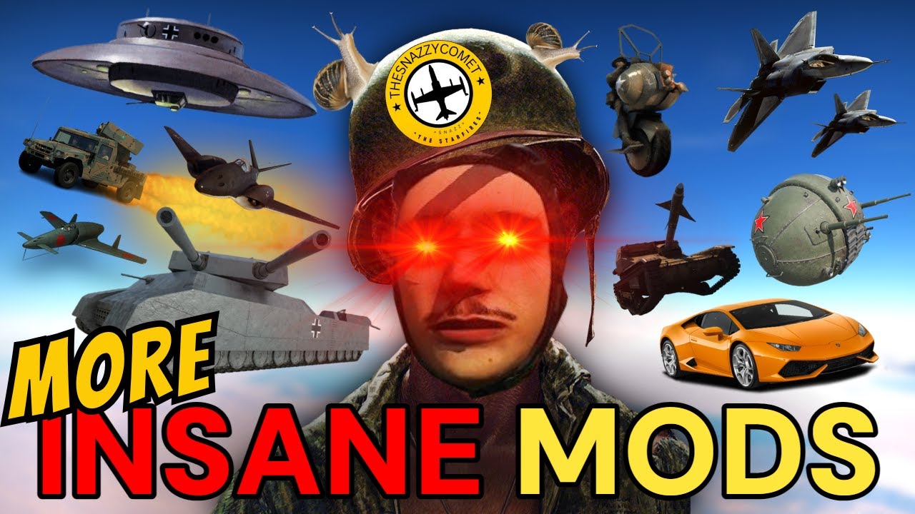 Я играл в БОЛЬШЕ САМЫХ БЕЗУМНЫХ модов War Thunder...