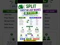 How to Split First &amp; Last Name in MS Excel. #excel