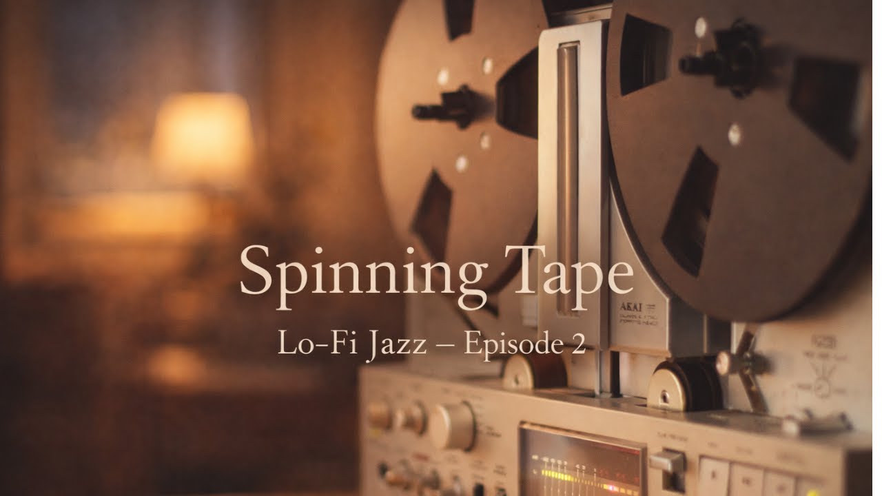 Spinning Tape Lo-Fi Jazz – Episode 2 | Cozy Evening Study, Neo-Soul & Hip Hop LoFi