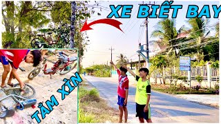 Bất Ngờ Huy Hoàng Rủ Cả Team Troll Xe Đạp Điện Độ Của Fake Lên Ngọn Cây |ATK