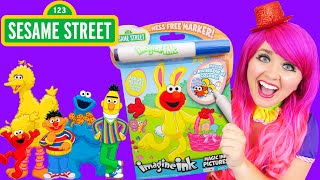 Coloring Sesame Street Magic Reveal Ink Coloring Book | Imagine Ink Marker