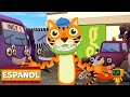 Fiesta de disfraces de animales con camiones | Garaje de Gecko | Carros para niños