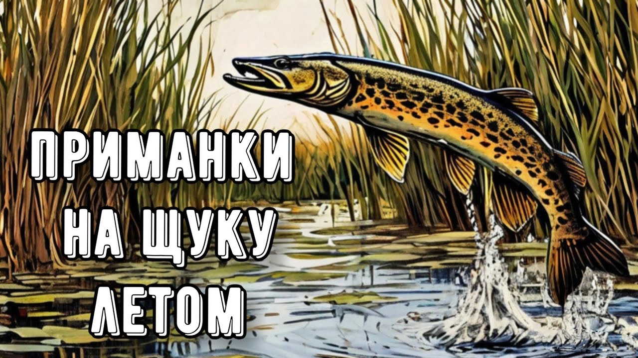 ТОП-10 приманок на ЩУКУ летом! На что ловить щуку в жару