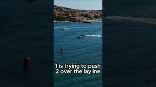 Clever top mark overlap by the Fins