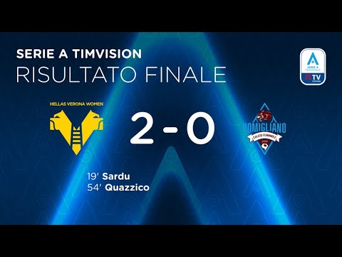 Hellas Verona-Pomigliano 2-0 | Lo stacco imperioso di Quazzico | Serie A Femminile@TIMVISION 2021/22