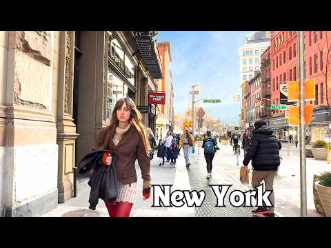 New York, Hoa Kỳ | NYC | Đi Bộ Thành Phố Sôi Động 4K