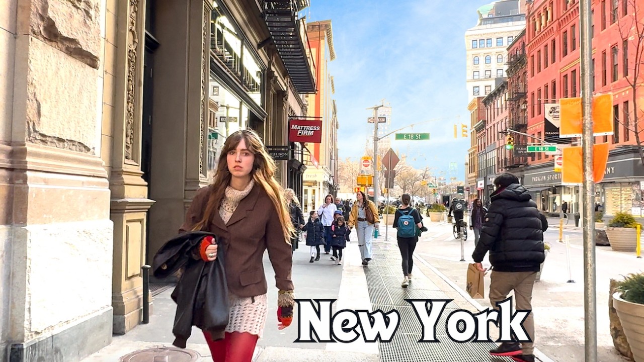 New York, Amerika Serikat | NYC | Jelajah Kota Ramai 4K
