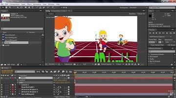 Adobe After Effects CS6 Tutorial |  Using Null Object Layers As Animation Aides