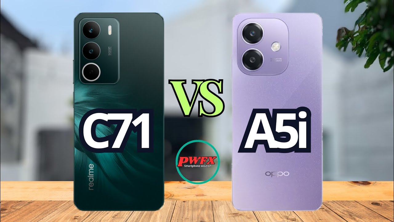 Realme C71 vs Oppo A5i, Oppo A5i vs Realme C71, Oppo A5i, Realme C71