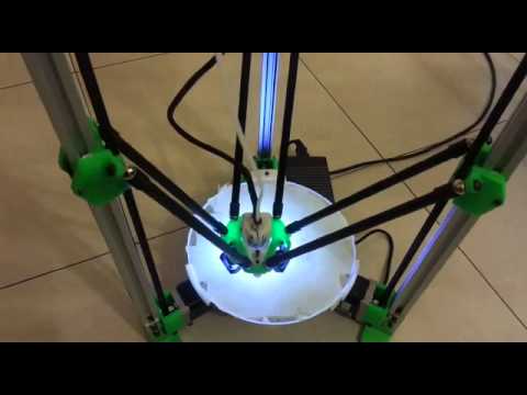 My 2nd Delta 3D printer time lapse (1) - YouTube