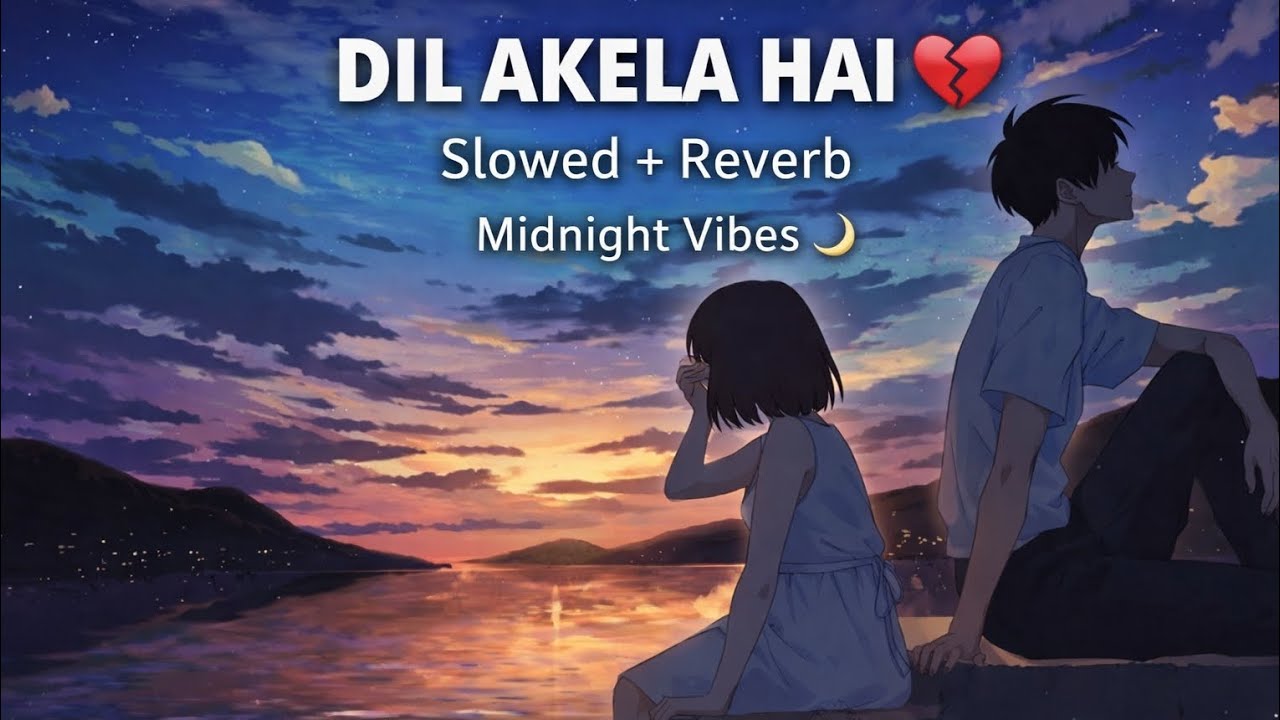 Dil Akela Hai 💔 | Slowed + Reverb | Sad Lofi | Alone Night Lofi | 1AM Midnight Vibes 🌙 