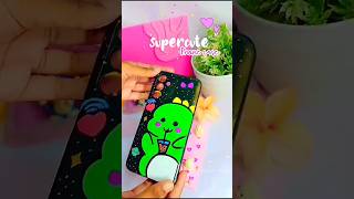 ✨️diy cutest phonecase idea 💚 ✨️ #diy #shorts #craft #youtubeshorts