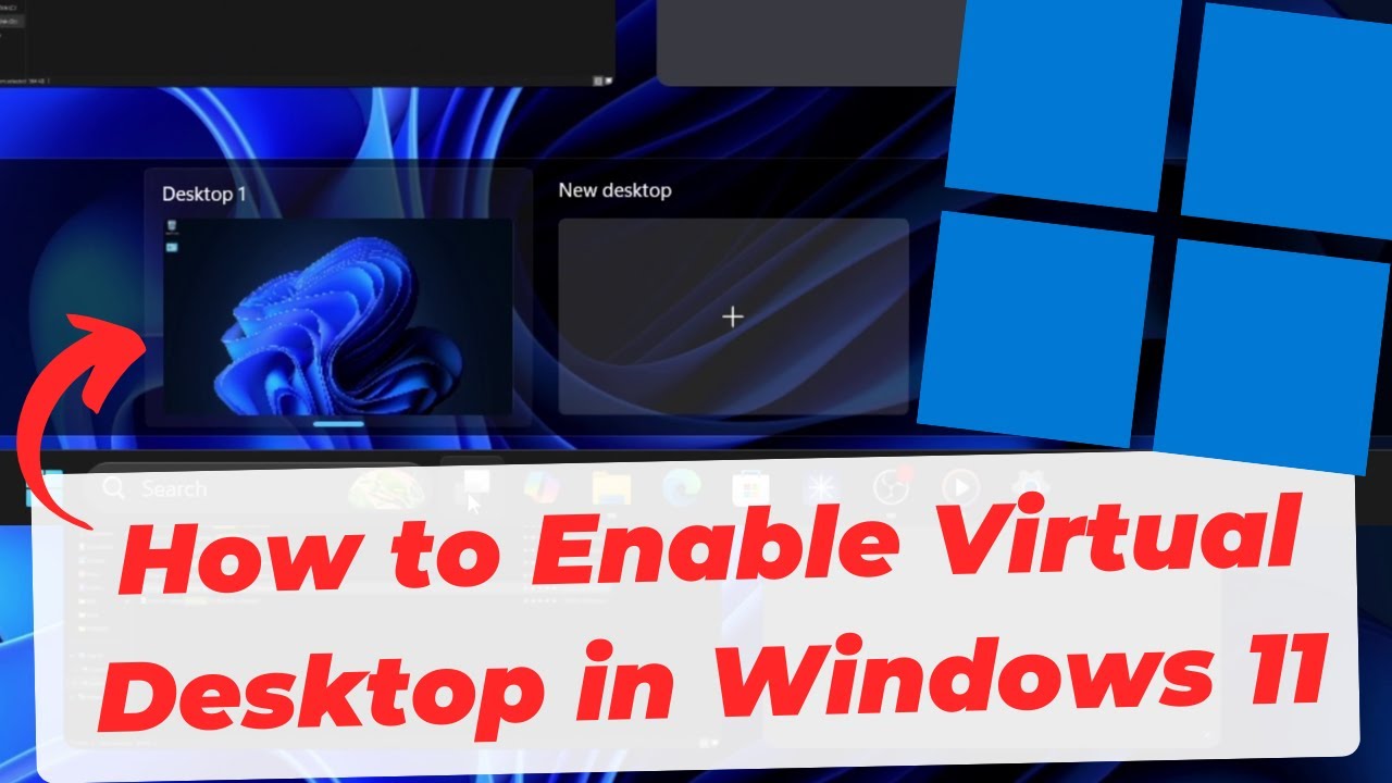 How to Enable Virtual Desktop in Windows 11 (Multiple Desktops) - YouTube