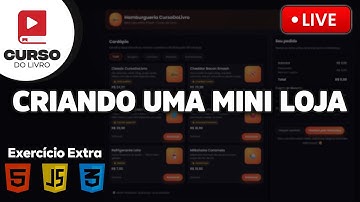 CRIANDO UMA MINI LOJA COM PEDIDO PELO WHATSAPP — HTML, CSS, JavaScript e jQuery (AO VIVO)