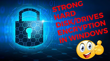 Full Disk Encryption in Windows - Disk Encryption