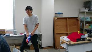 学園祭準備_射的の試し撃ち