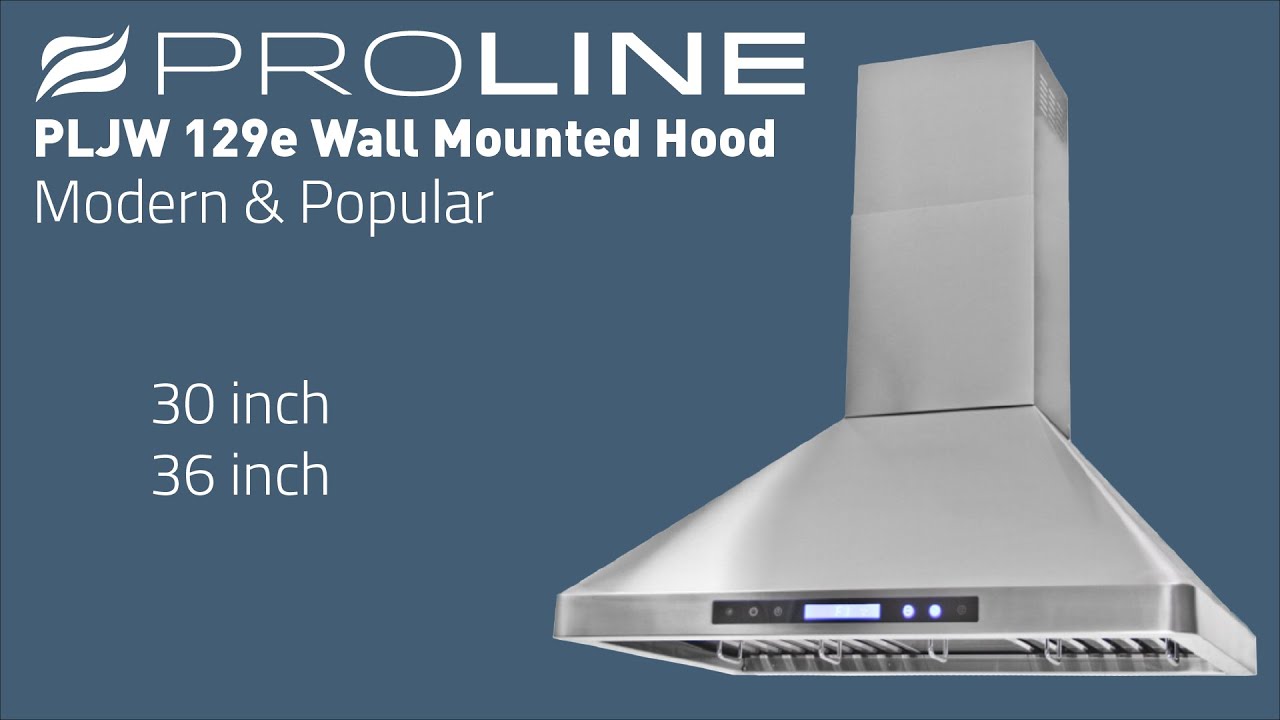 PLFW 129e Wall Mounted Range Hood YouTube