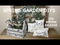 Spring garden diys using iod transfers stamps  moulds and tim holtz collage paper
