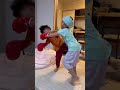 【ケンカ】しないようにボクシングで勝負する姉弟